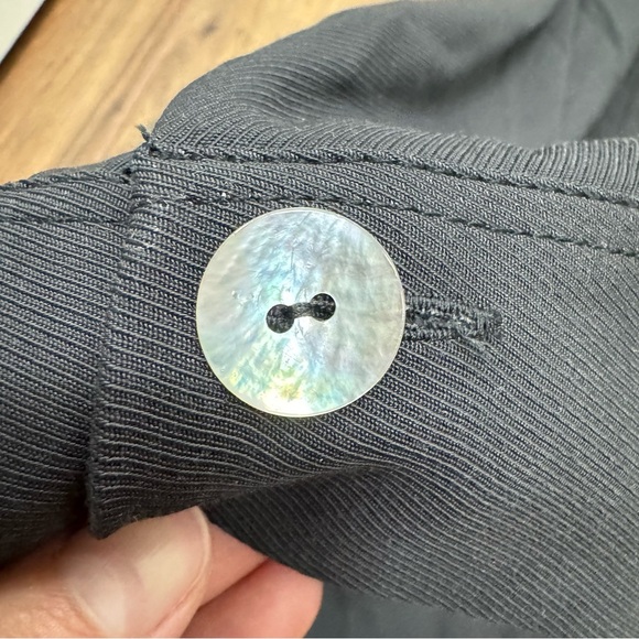 Mossimo dutti Black V-Neck Utility Shirt with Chest Pockets - Picture 8 of 8